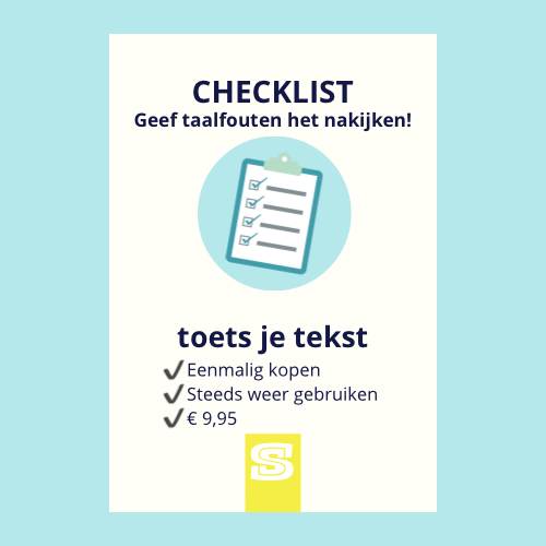 Productafbeelding Toets je tekst checklist voor taalfouten